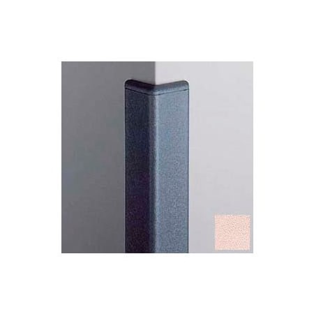 Pawling Surface Mounted Corner Guard 90Deg, 2'' Wings, 4' Height W/Caps, Ecru CG-20-4-269